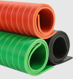 Fine and Wide Ribbed Rubber Flooring