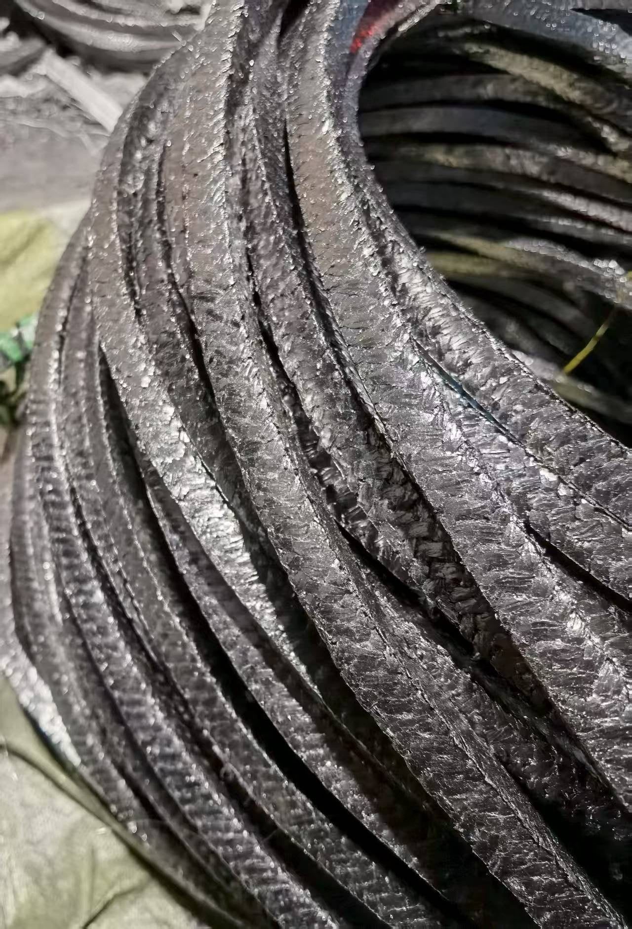 Black PTFE Gland Packing