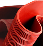 Fine and Wide Ribbed Rubber Flooring